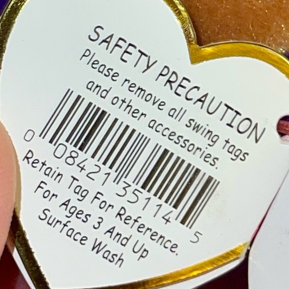 NWT Ty Beanie Babies Halloweenie Beanies Eek the Bear. - Picture 9 of 10